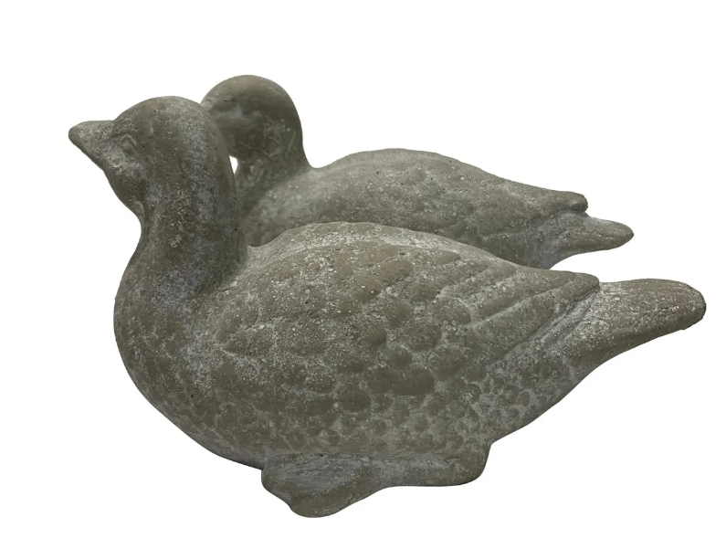 English Garden Cement Ducks, set of 2