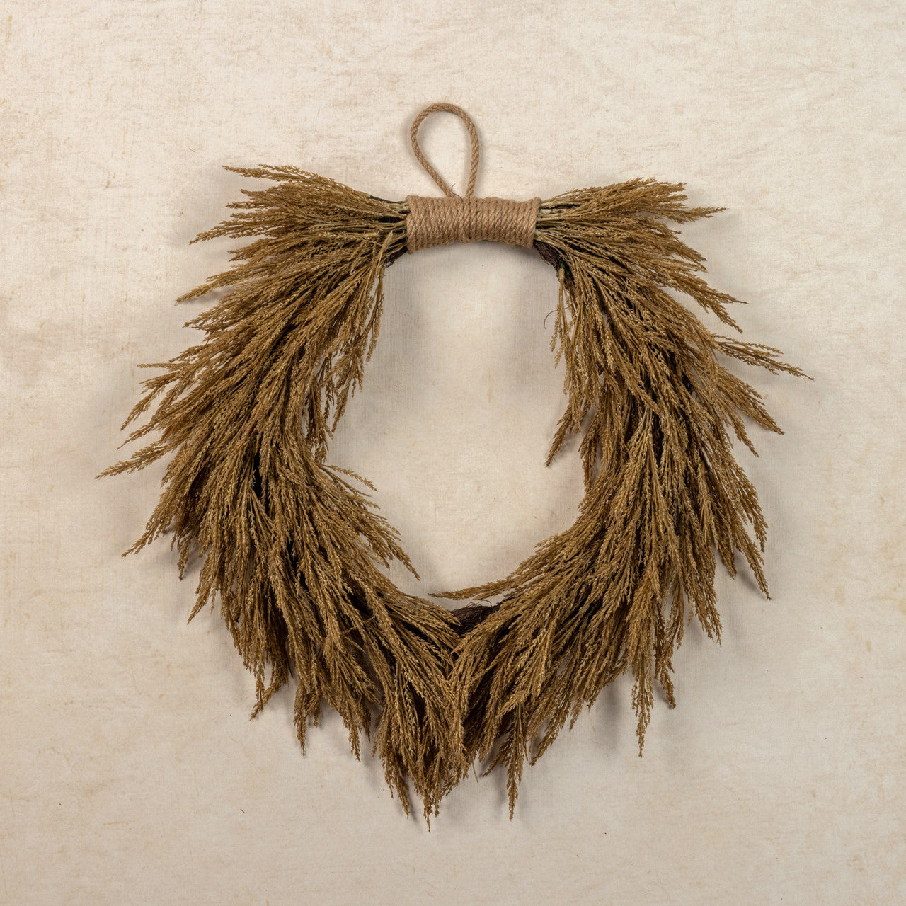 22" DARK GOLD WHEAT WREATH