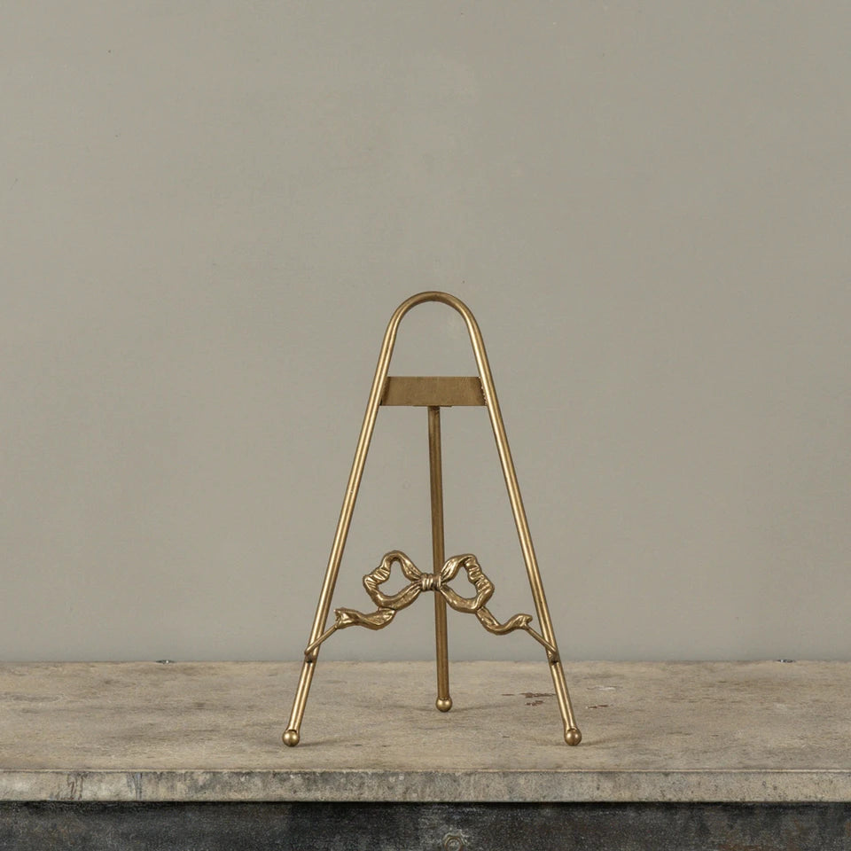 GOLD BOW MINI EASEL