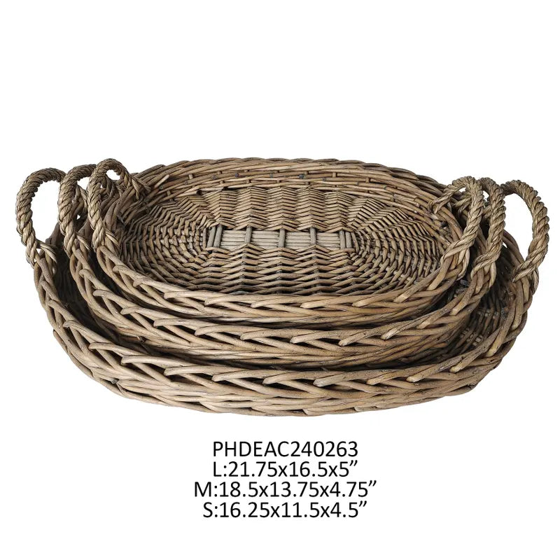 Woven Grape Tray