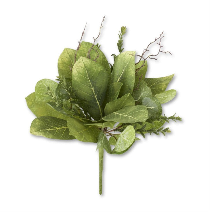 Green Magnolia Leaf Myrtle & Twig Bush