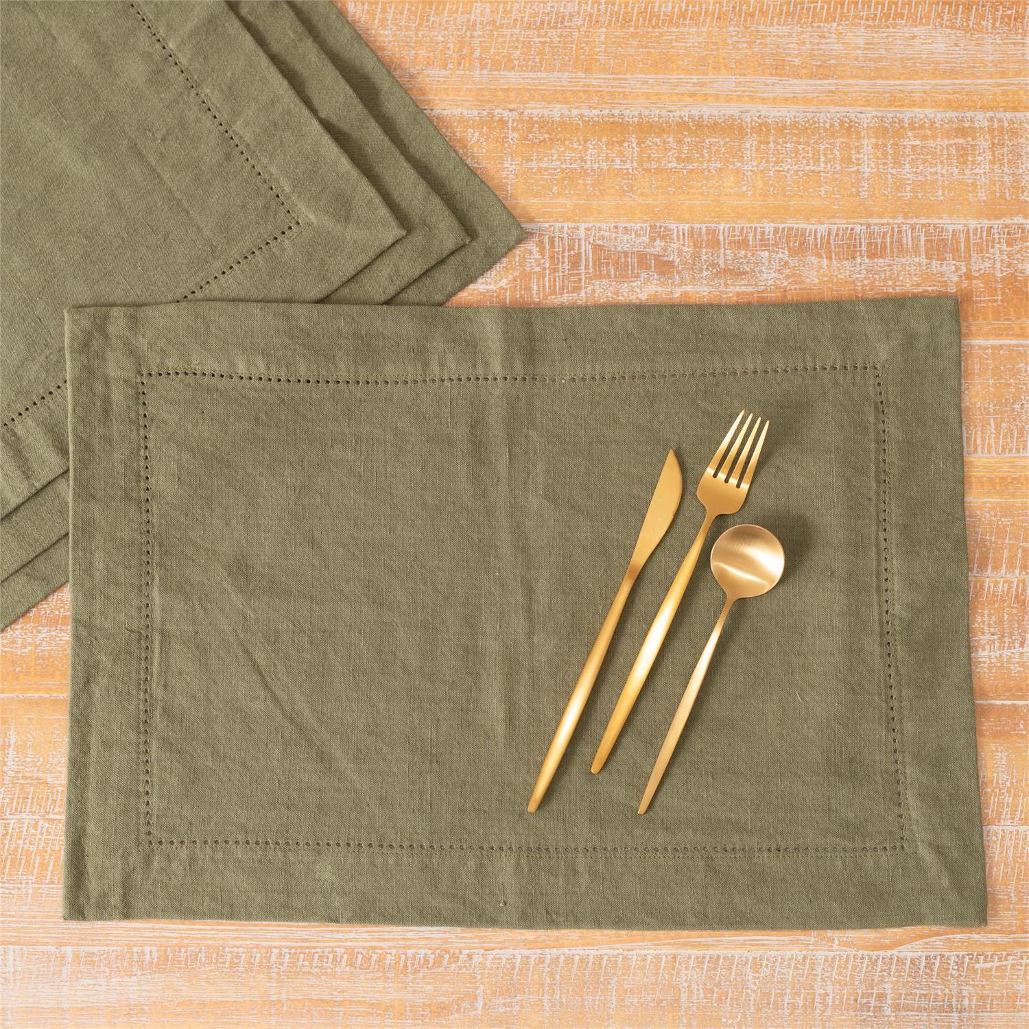 Placemat - Stonewashed Moss