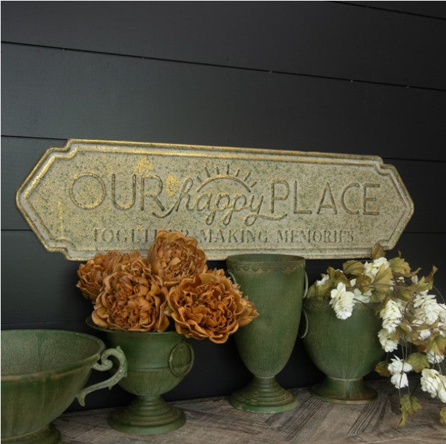 OUR HAPPY PLACE SIGN