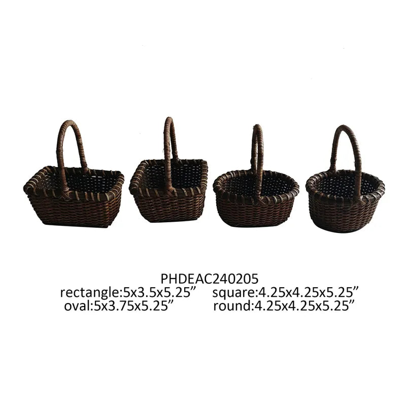 Rattan Hobby Baskets Assorted