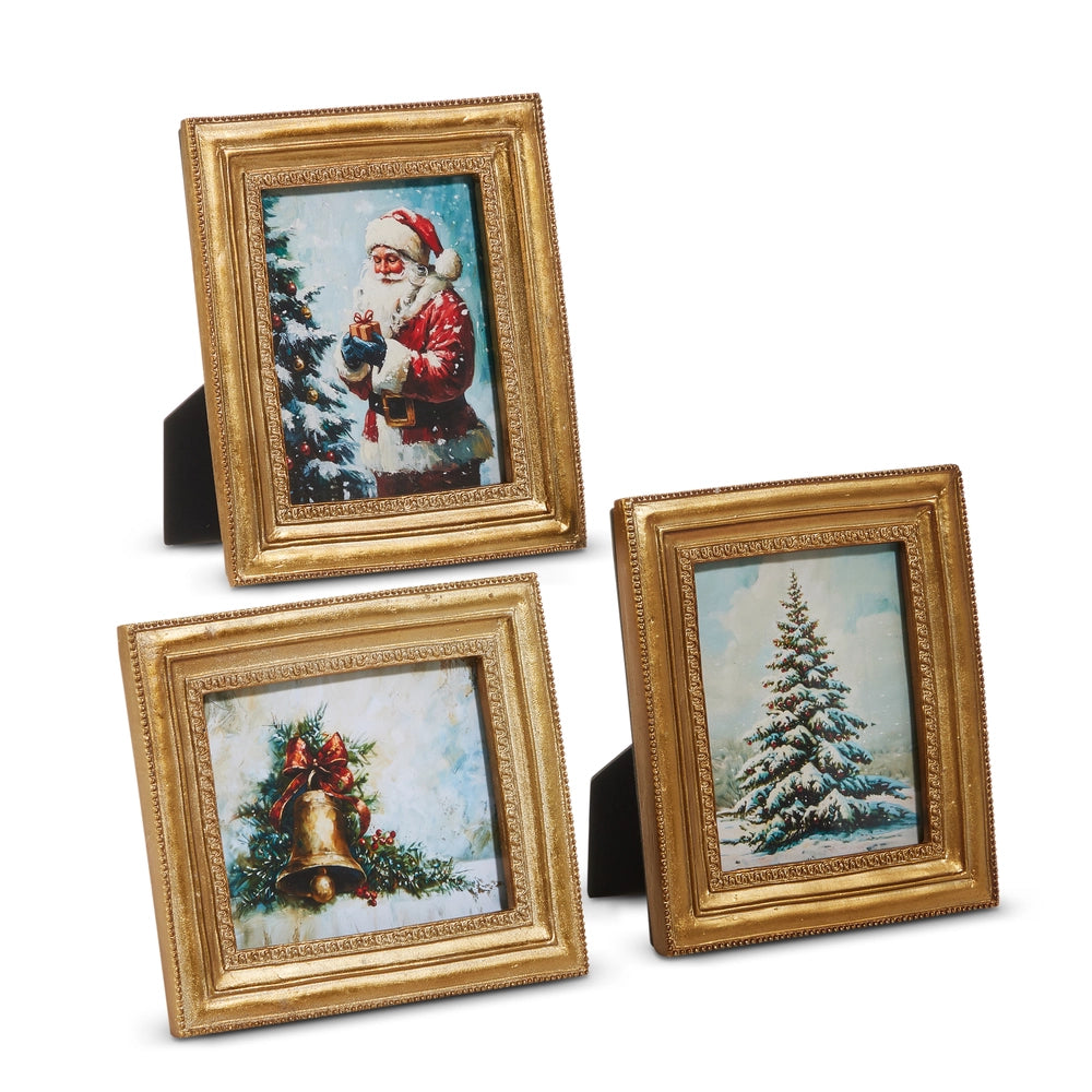 Holiday Scene Framed Art