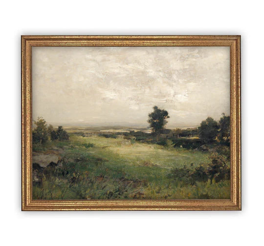 Framed Vintage Landscape Art #LAN-146