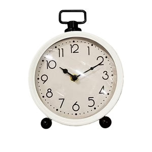 Iron Table Clock with Ring
