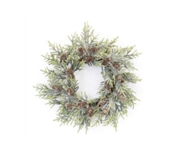 Pine and Cone Wreath 24"D