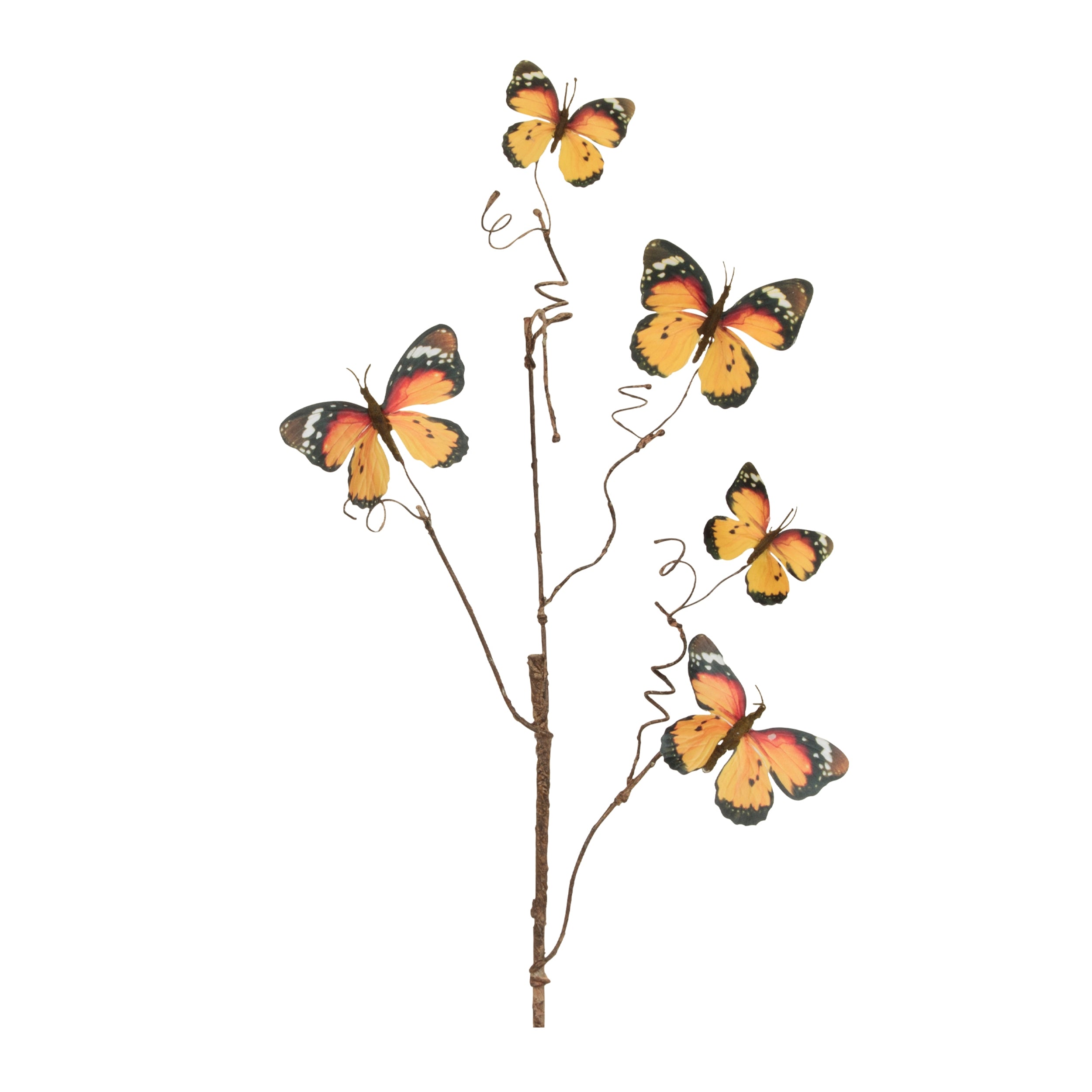 Monarch Butterfly Spray 28”H Polyester