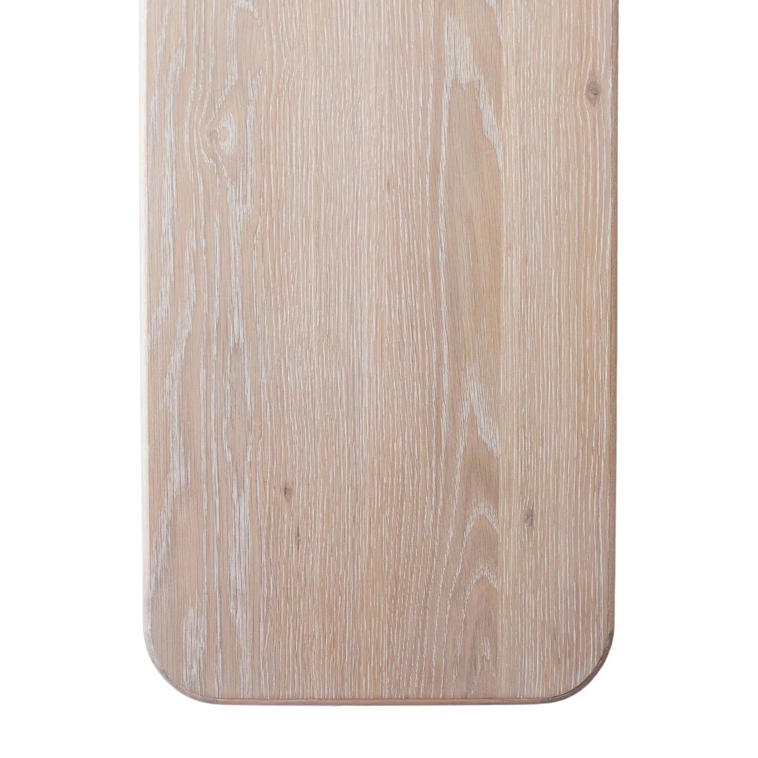 Console Table with 2 Shelves & Turned Legs, Natural