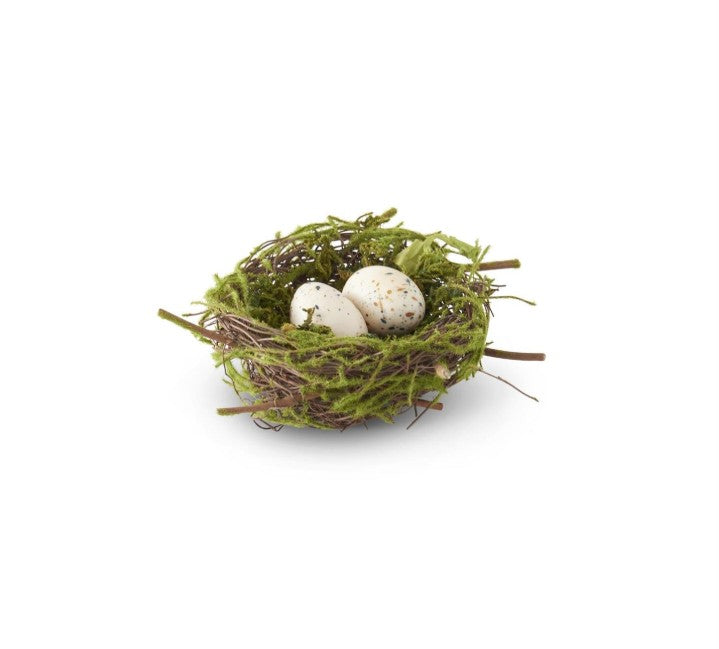 Bird Nest w/2 Eggs