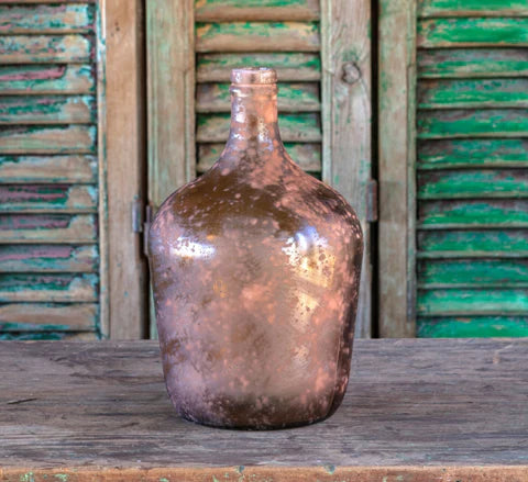 Decorative Burnished Bourbon Bottle Small