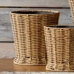 Poly Weave Field Flower Bucket