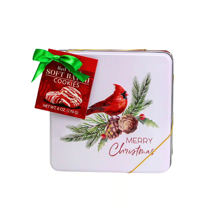Red Velvet Soft Batch Square Tin