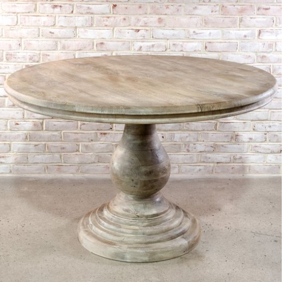 Natural Wood Round Table