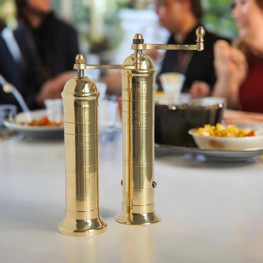 The Original 'brass Mill' - 9" Salt Grinder