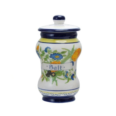 Ceramic Canister with Design & Spice Name