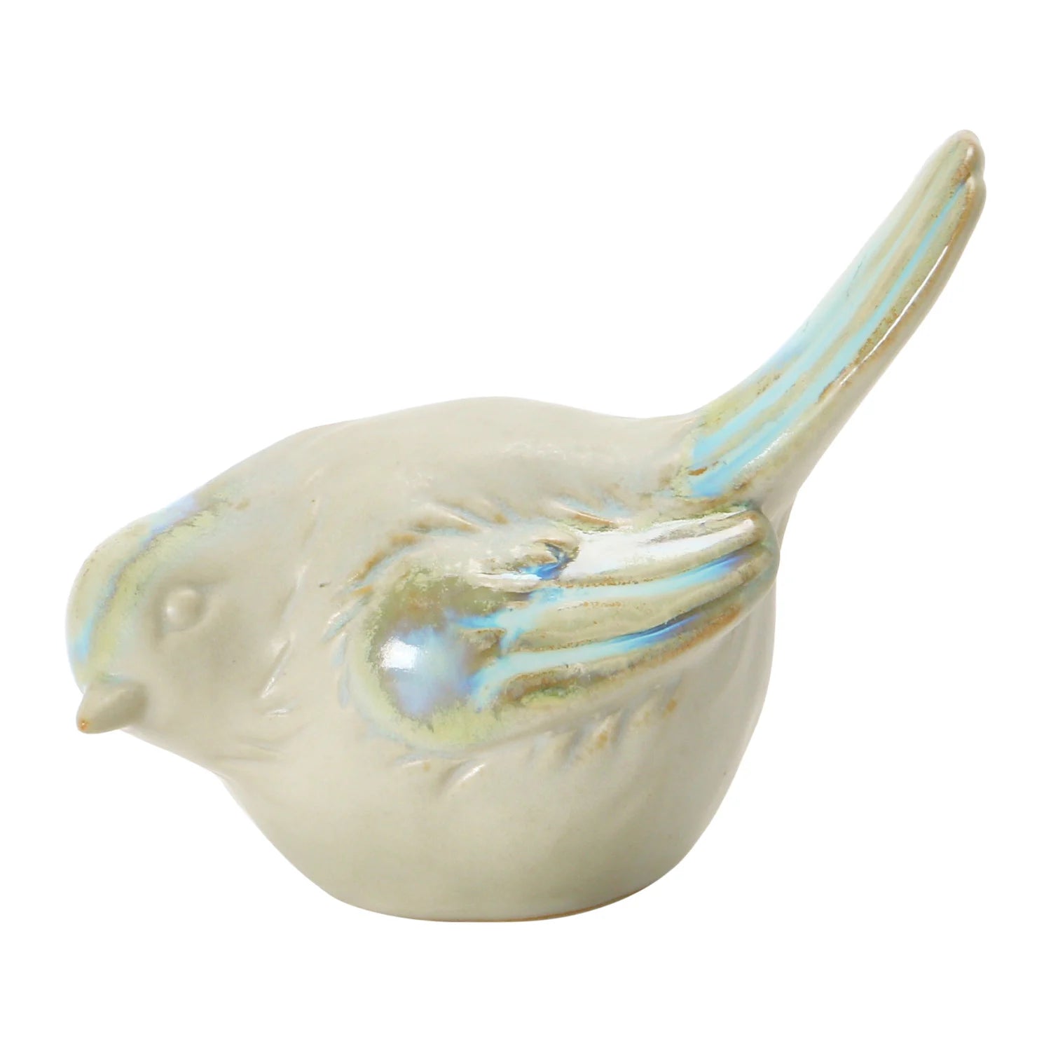 Stoneware Bird with Glaze, 3 Styles