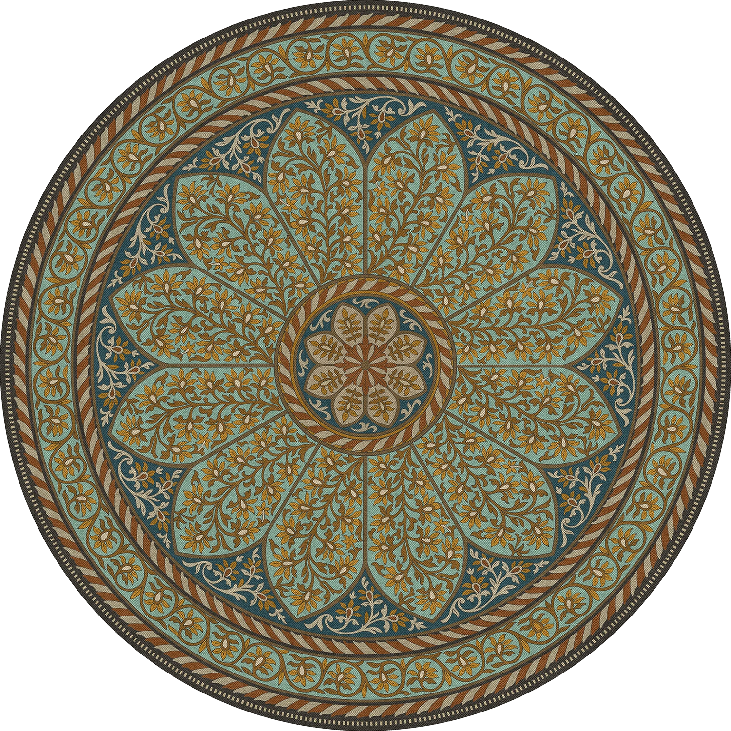 Biltmore – Estate Tracery – Lapis Bloom 60 Round
