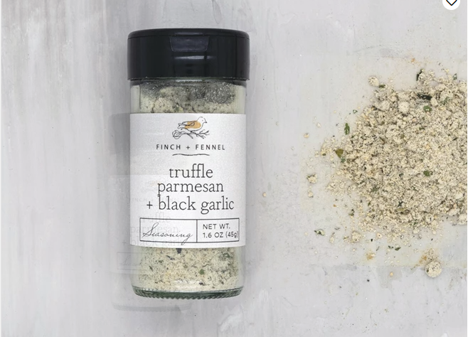 Truffle parmesan + black garlic