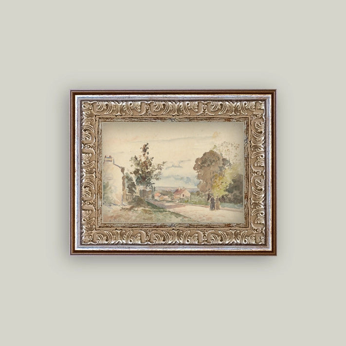 The Road from Versailles Framed Antique Art