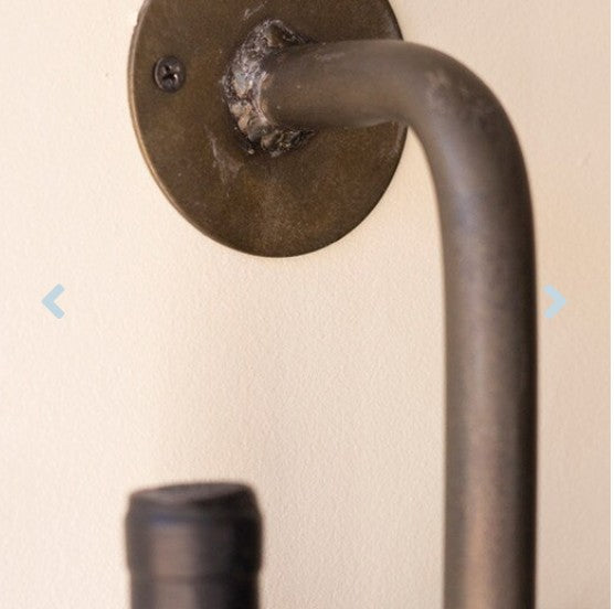 Metal Wall Wine Rack