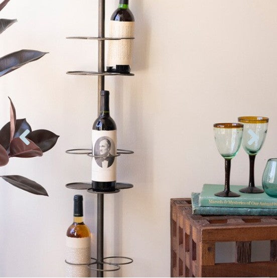 Metal Wall Wine Rack