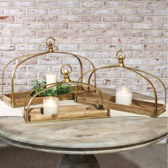 WOOD/METAL DISPLAYER