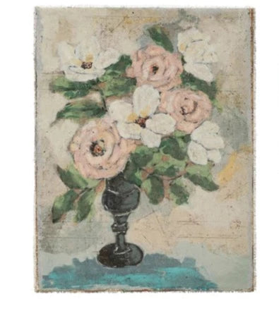 Canvas Wall Décor w/ Flowers in Vase (style1 of 2)