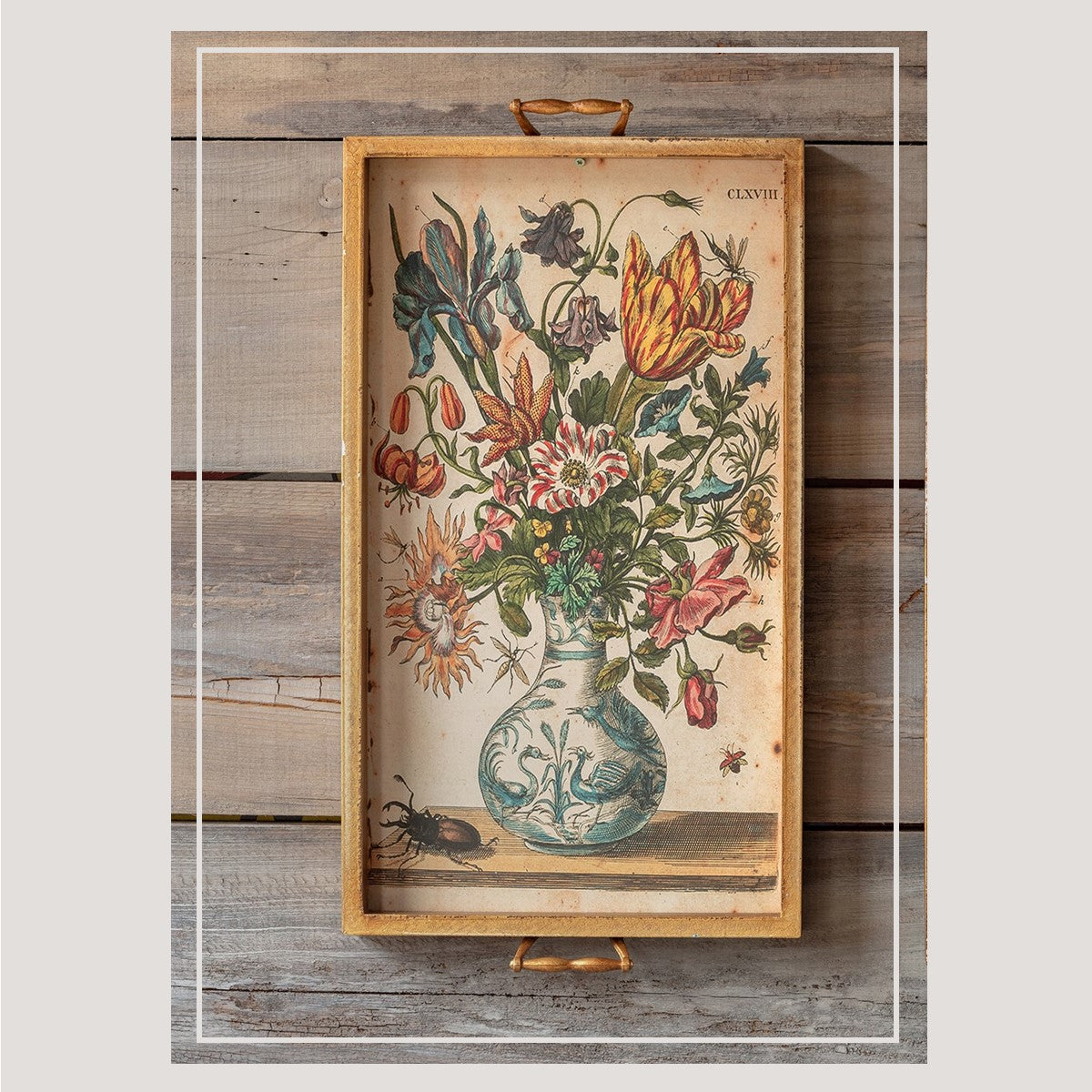 Classic Floral Print Tray (small)