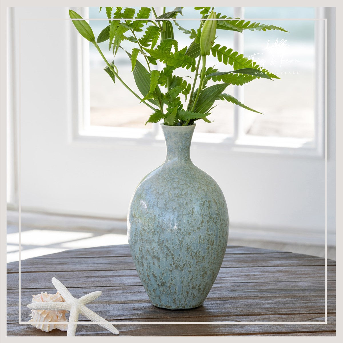 Porto Verde Ceramic Vase